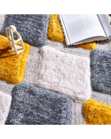 Geo Shaggy Cosy Rug
