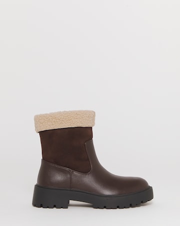 Florence Borg Lined Two Way Ankle Boots - Extra Wide Fit (EEE)