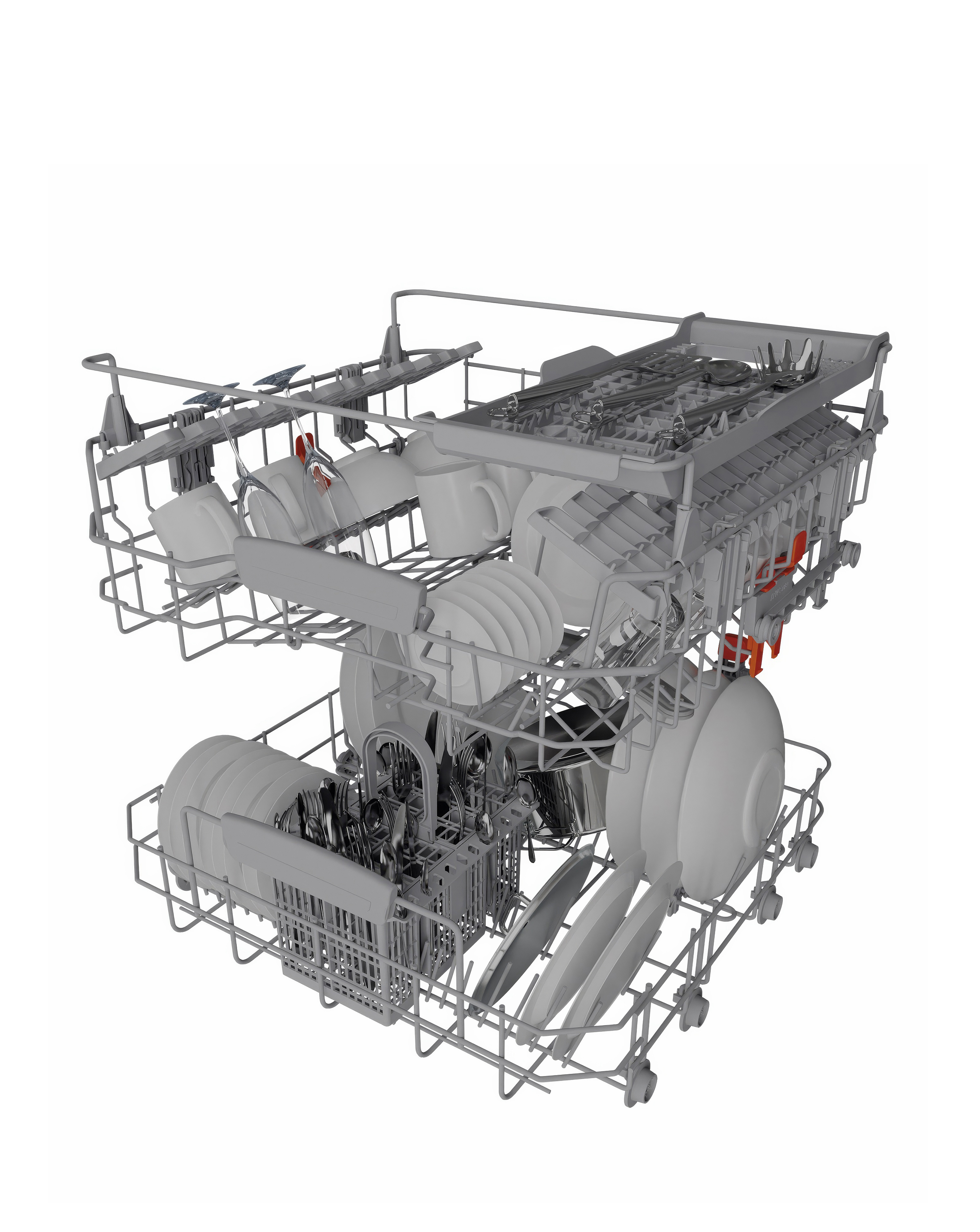 Hotpoint HFC3C26WCBUK Full Size Dishwasher 14 Place Settings Black + Install