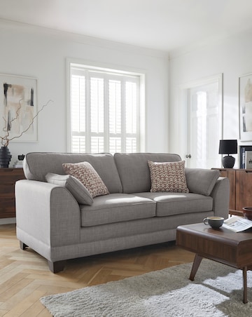Hilliard Fabric 3 Seater Sofa