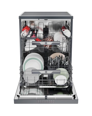 Hoover H-Dish 500 HF4B7F0A-80 14 Place Full Size WiFi Dishwash Graphite Install