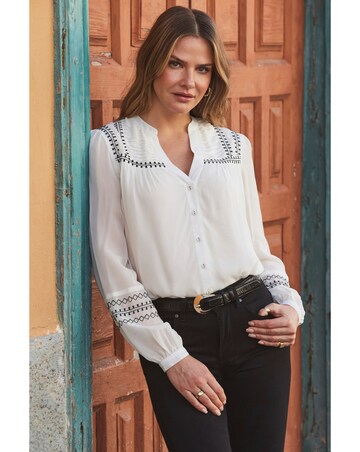 Sosandar Embroidered Shirt