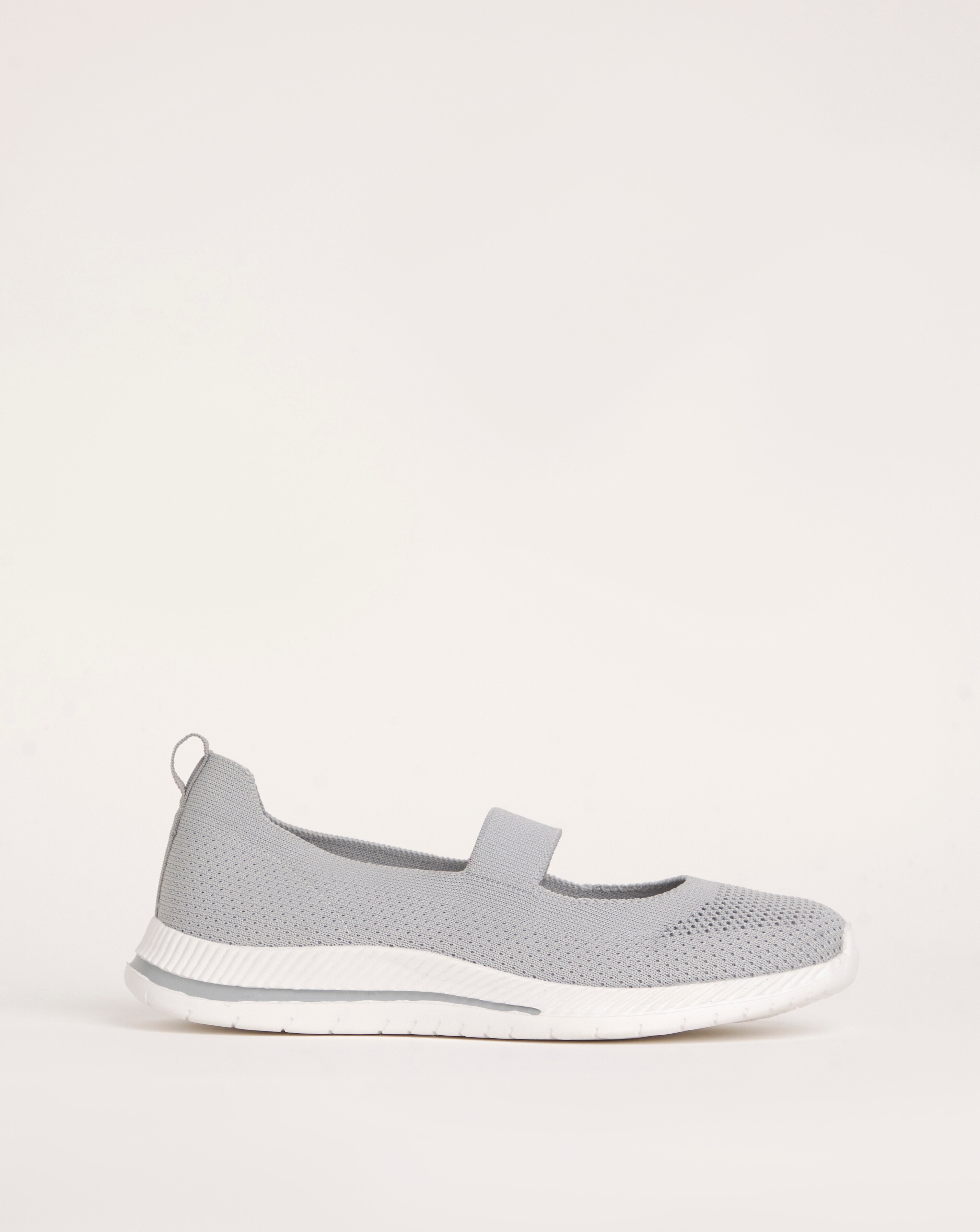 Cushion Walk Fly Knit Elasticated Bar Trainers E Fit