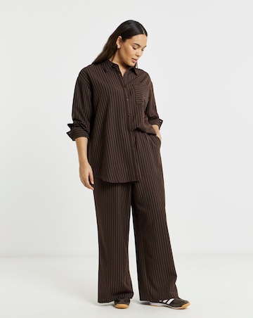 Oversized Pinstripe Shirt