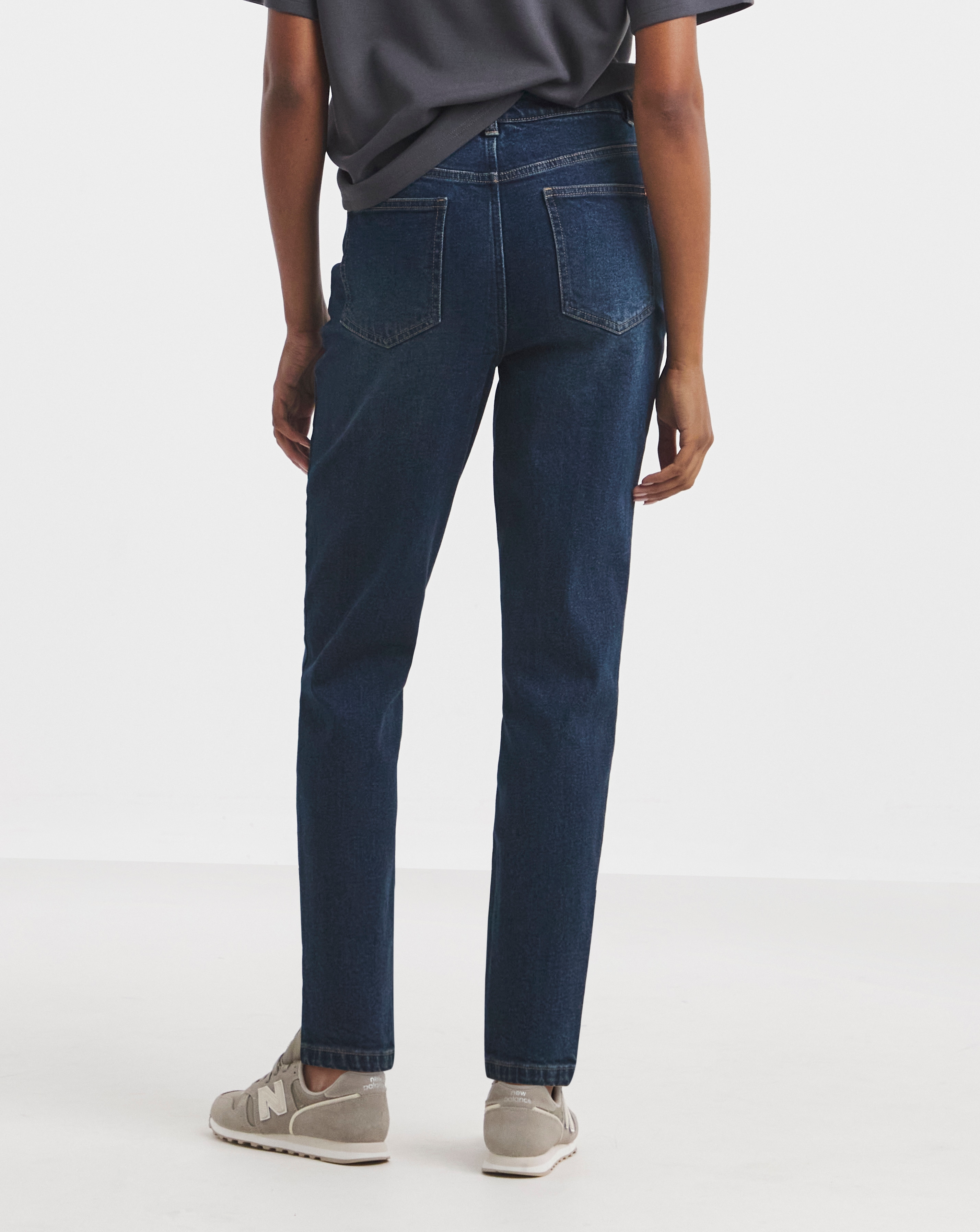 99 1 Indigo Comfort Stretch Slim Straight Jeans | Fashion World