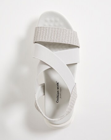 Cushion Walk Elasticated Sandal EEE Fit