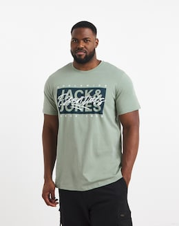 Jack &amp; Jones Colton Logo T-Shirt - Green