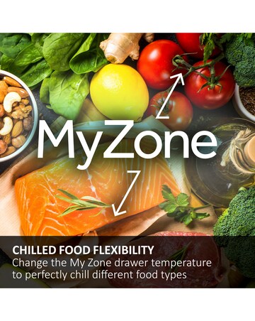 Haier Series 3 HTR3518ENMWK 185cm 60/40 Fridge Freezer White + Install