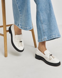 Juno Chunky Tassel Loafers - Extra Wide Fit (EEE)