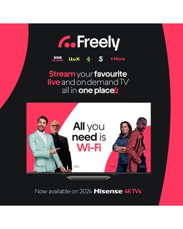 Hisense 75in 75A6NTUK Smart 4K UHD HDR LED TV with Amazon Alexa