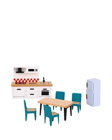 Tooky Toy Wooden Dollhouse