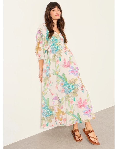 FatFace Rosie Tropical Midi Dress