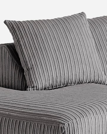 Ferguson Jumbo Cord Left Hand Chaise Sofa