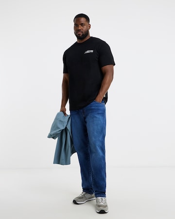 Jack & Jones St. Regis Back Graphic T-Shirt - Black