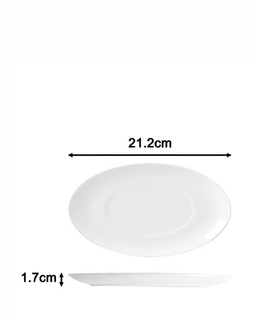 Waterside White Coupe 60 Piece Dinner Set