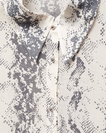 Mango Snake Print Shirt