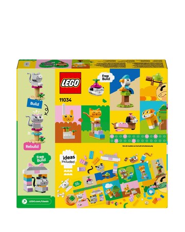 LEGO Classic Creative Pets Animal Toys with Bricks 11034