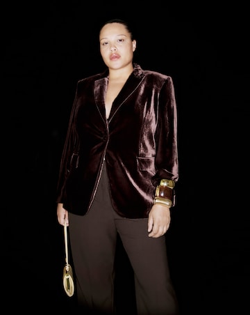 Mango Dark Brown Blazer