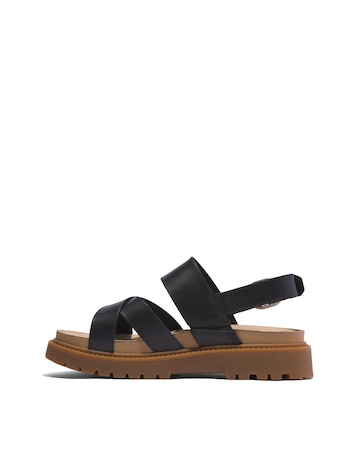 Timberland Clairemont Black Full Grain Sandals