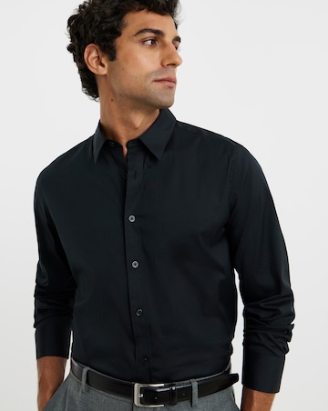 Cotton Stretch Mercerised Shirt Long