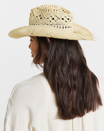 Bead Detail Western Cowboy Hat