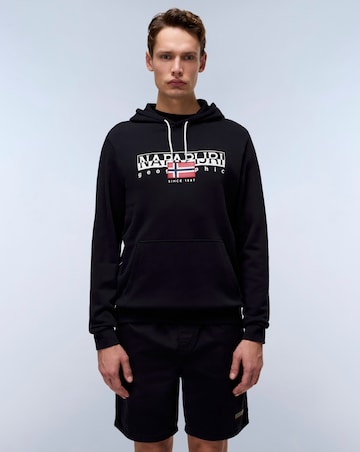 Napapijri Aylmer Logo Hoodie - Black