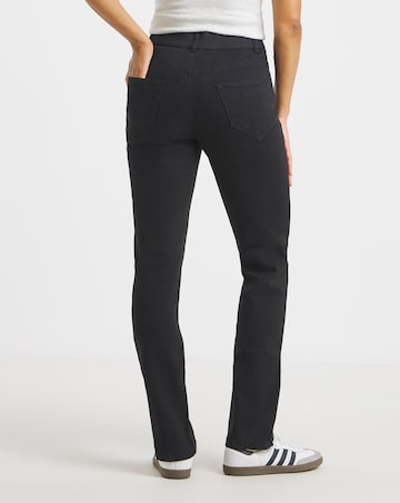 24/7 Black Straight Leg Jeans made with Organic Cotton
