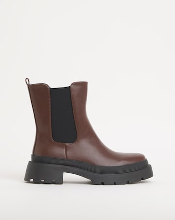 Cady Chunky Chelsea Ankle Boots - Wide Fit (E)