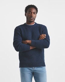 Union Raglan Knitted Crew Neck Jumper