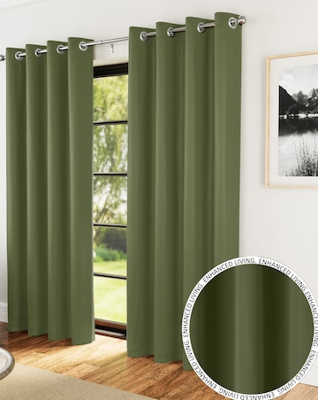 Supersoft Light Filtering Thermal Eyelet Curtains