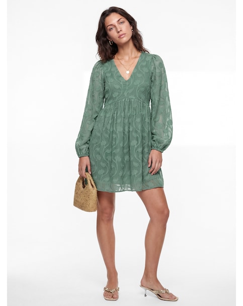 Lovedrobe Floral Burnout Mini Dress