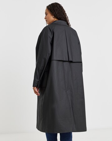 Black Premium Rubberised Rain Coat