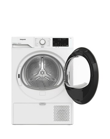 Hotpoint FabicCare C HSD 82M WW UK 8kg Heat Pump Tumble Dryer White + Install