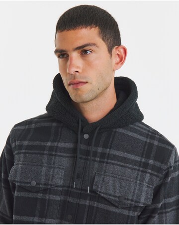 VANS Piedmont Hooded Plaid Shacket