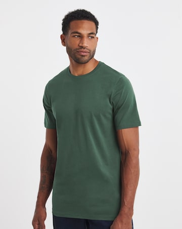 Pure Cotton Crew Neck T-Shirt Long