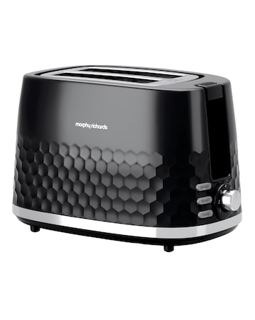 Morphy Richards 220031 Hive 2 Slice Black Toaster