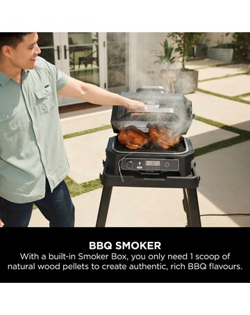 Ninja Woodfire OG850UK Pro XL Electric BBQ Grill and Smoker