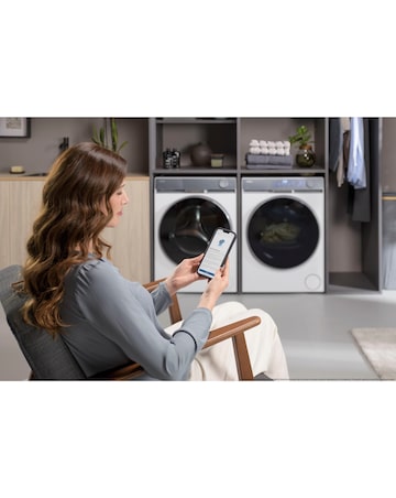 Haier X9 HD100-CQ387U1-UK Wi-Fi 10kg Heat Pump Tumble Dryer White
