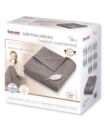 Beurer HD75 Cosy Heated Snug Throw