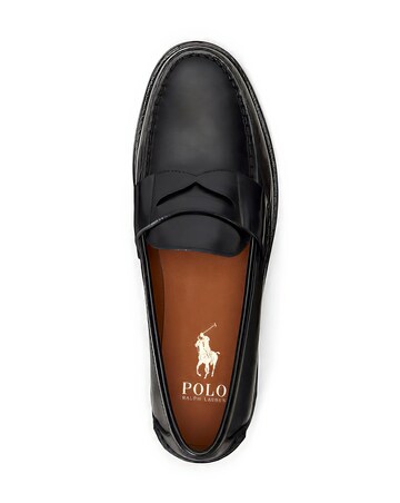 Polo Ralph Lauren Alston Leather Penny Loafer - Black