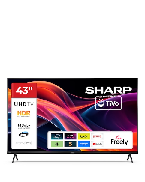 Sharp 4T-C43HK4245KB 43in Smart UHD Tivo LED TV