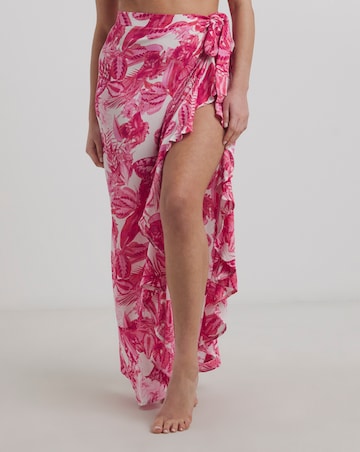 Figleaves Fiji Ruffle Maxi Beach Skirt