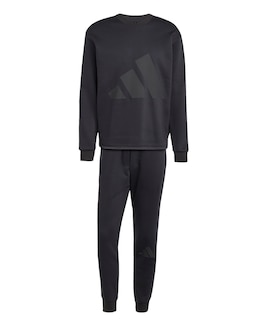 adidas Fleece Big Logo Crew Neck Tracksuit