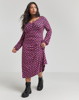 Joe Browns Gorgeous Geo Retro Jersey Midi Dress