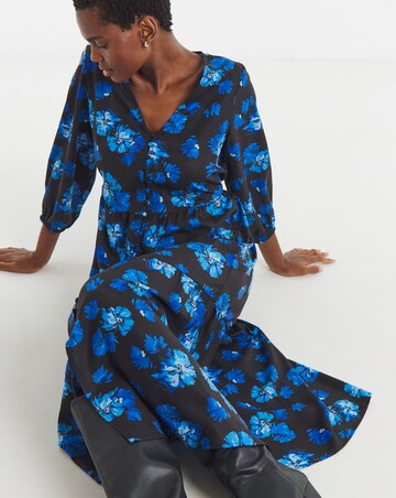 Button Through Tea Dress