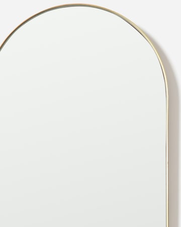 Gold Slim Arched Leaner Mirror