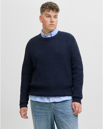 Jack & Jones Global Knitted Jumper - Navy