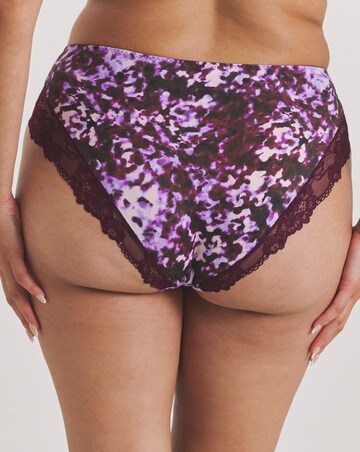 Pretty Secrets (2 Pack) Adrianne Midi Knickers Animal Print/Black