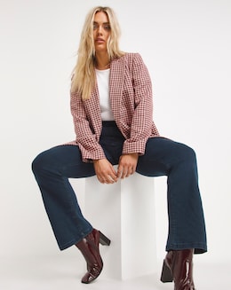 Erin Dark Indigo Pull On Bootcut Jeggings