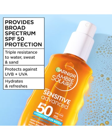 Garnier Ambre Solaire Sensitive Advanced Sun Protection Water 150ml